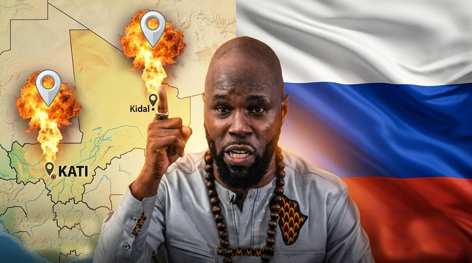 Une colonne de blindés en feu au Mali