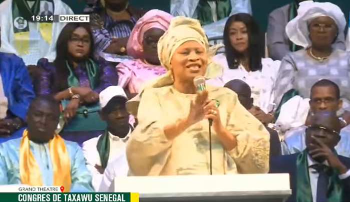 Congrès de Taxawu Sénégal : discours politique engagé d’Aïssata Tall Sall