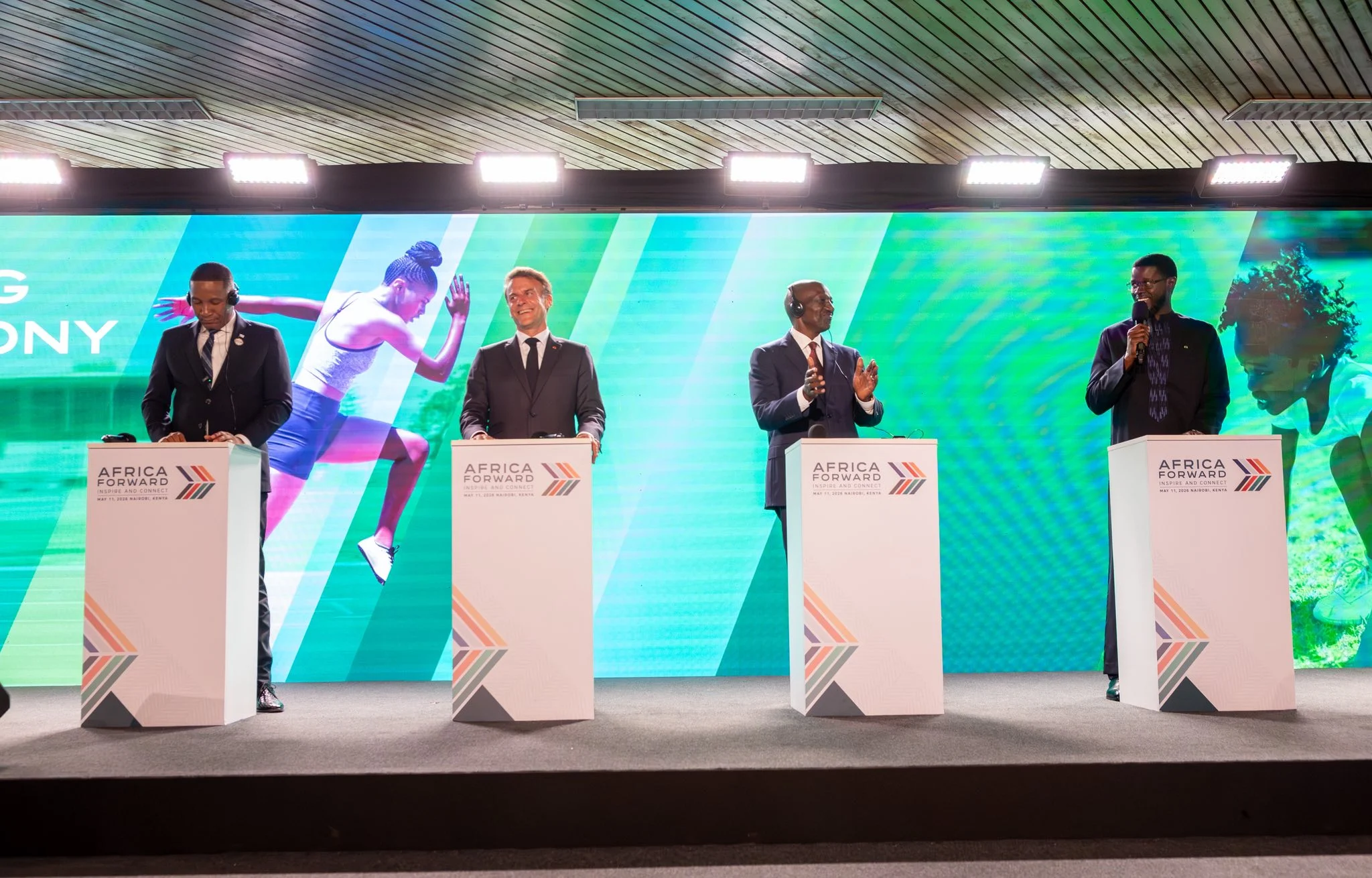 Diomaye Faye lors du Sommet Africa Forward