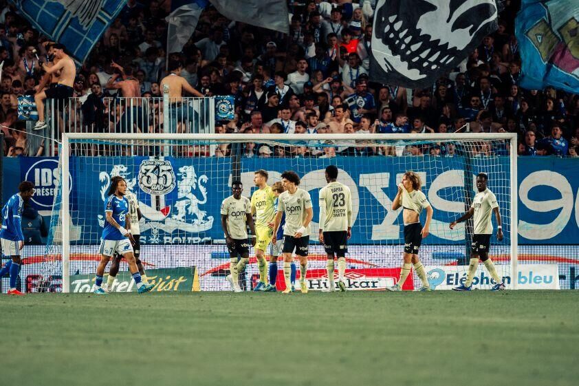 L'équipe de l'AS Monaco lors de la rencontre