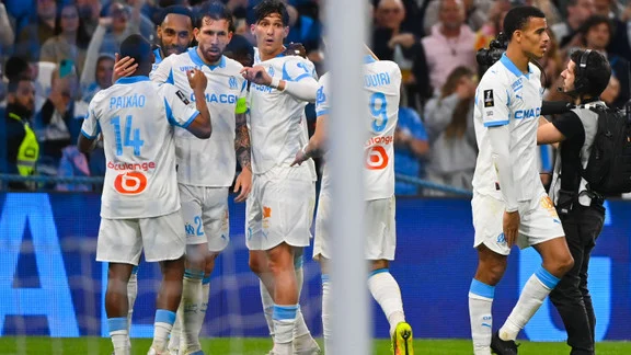 Leonardo Balerdi, défenseur argentin de l'OM, lors d'un match