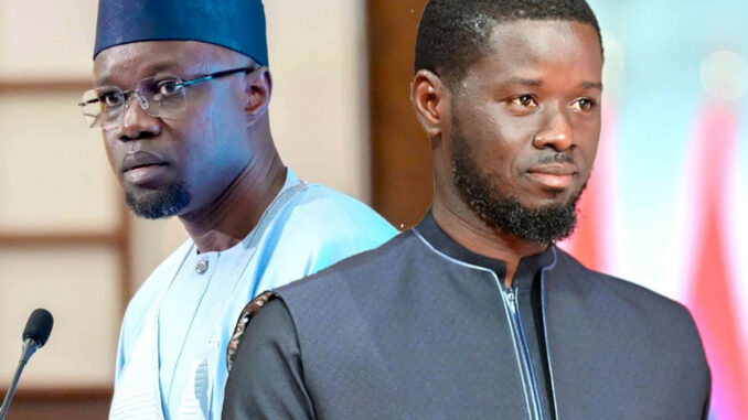 Dialogue politique au Sénégal entre Bassirou Diomaye Faye et Ousmane Sonko