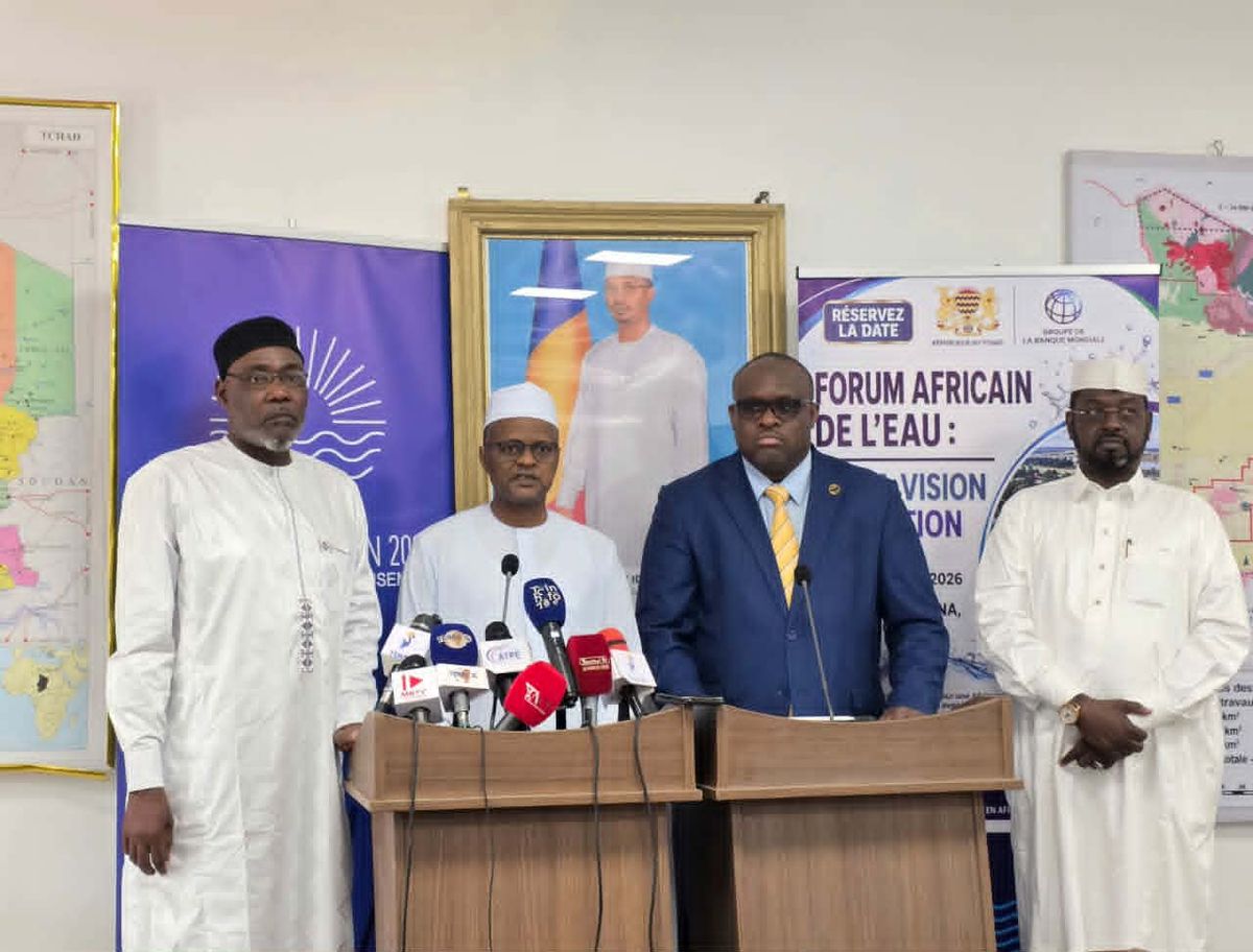 N’Djamena sera la ville hôte du Forum Africain de l’Eau en 2026