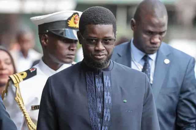 Bassirou Diomaye Faye lors d'un sommet international