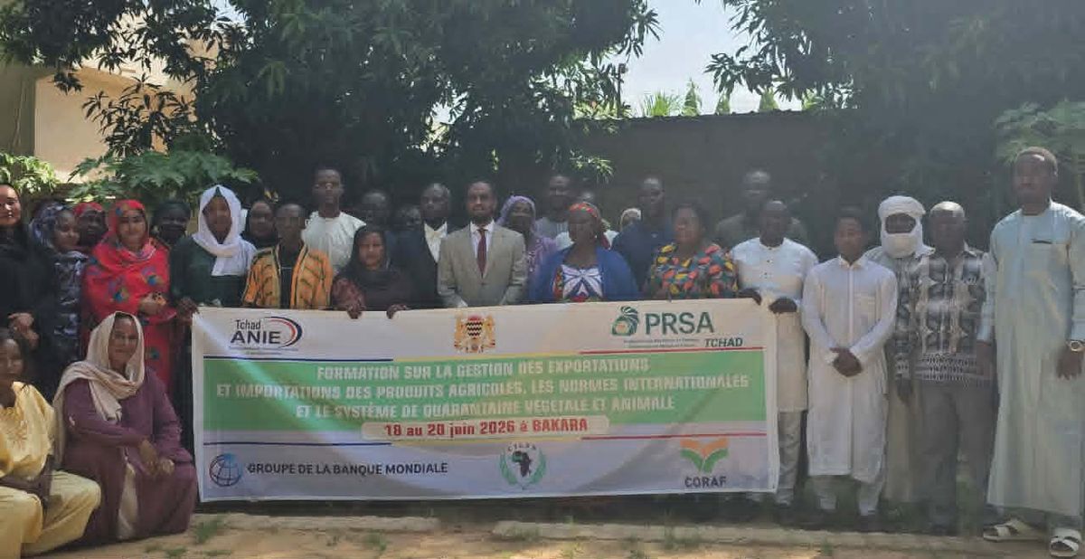 formation agricole au Tchad pour booster les exportations