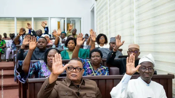 Députés en séance à l'Assemblée Nationale du Bénin