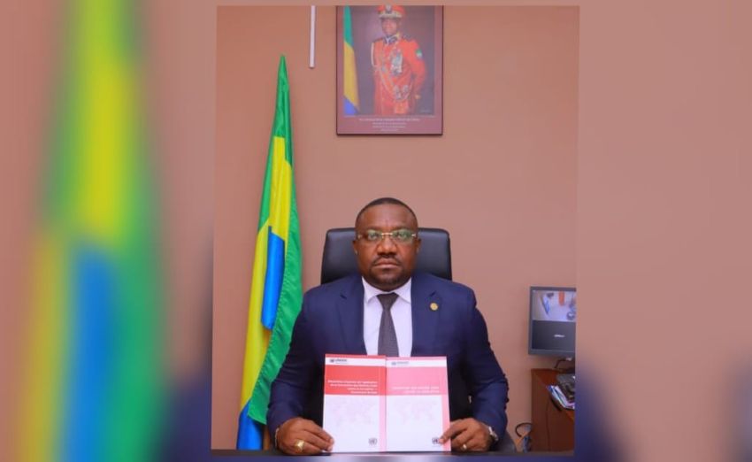 Séraphin Ondoumba, président de la Commission nationale de lutte contre la corruption et l’enrichissement illicite (CNLCEI) au Gabon