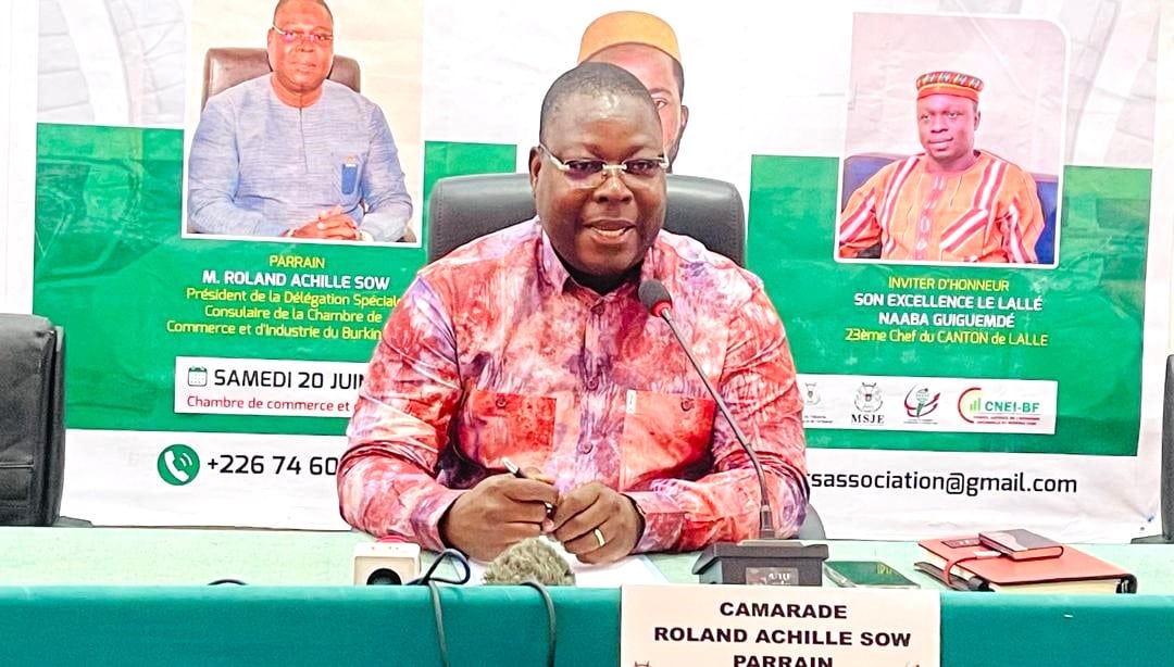 Roland Achille Sow, président de la délégation consulaire de la Chambre de commerce du Burkina Faso