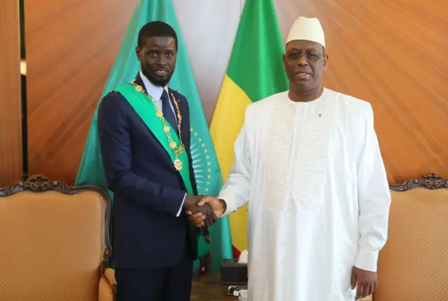 Passation de pouvoir au Sénégal