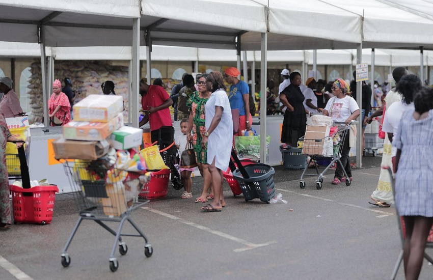 Supermarché au Gabon