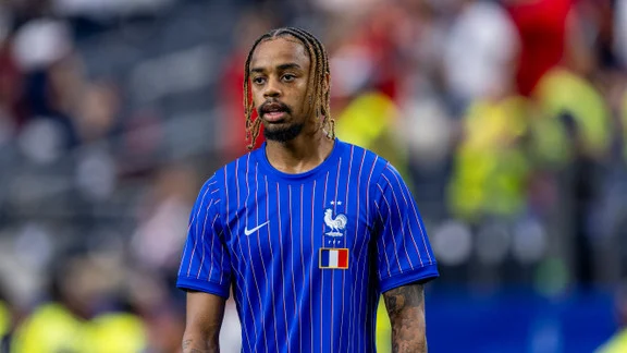 Bradley Barcola en action lors d'un match sous le maillot du PSG