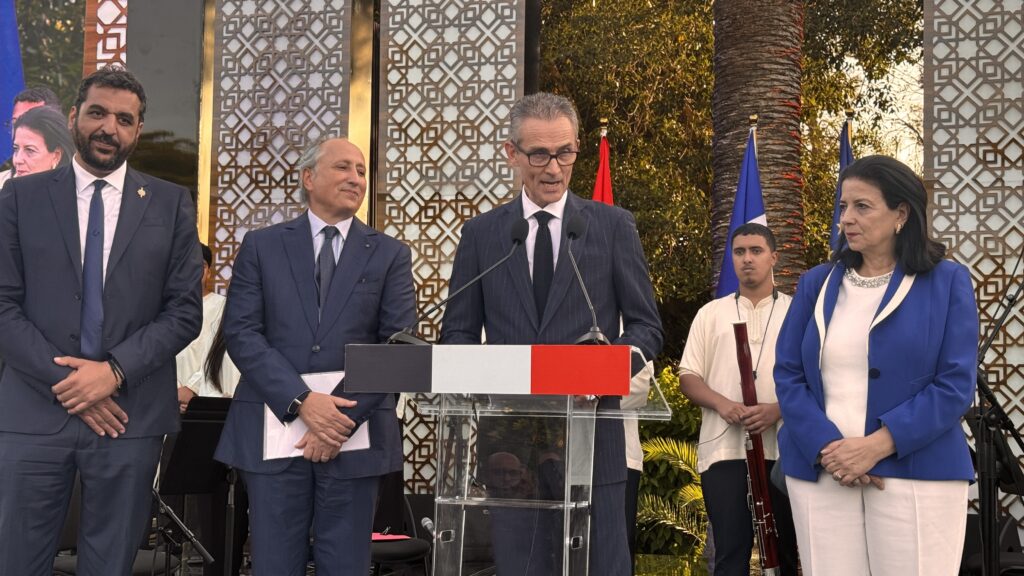 Célébration du 14-juillet à la Résidence de France à Rabat