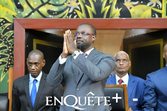 Ousmane Sonko, président de l'Assemblée nationale