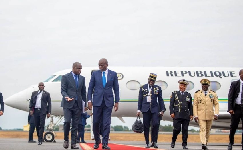 Le président gabonais Oligui Nguema