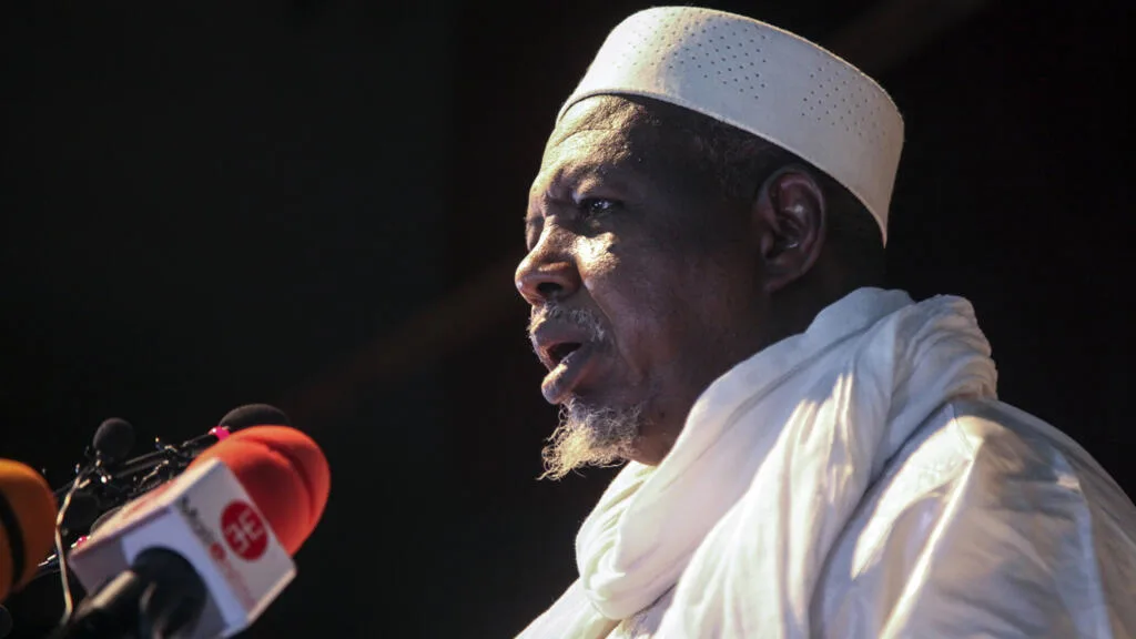 Portrait de Hamma Ag Mahmoud lors de son ralliement à la coalition