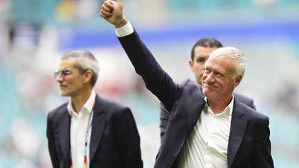 Didier Deschamps lors de son dernier match avec les Bleus face à l'Angleterre