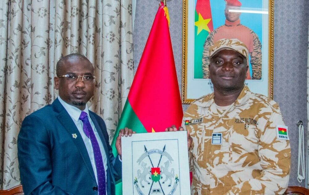 Les présidents du Tchad et du Burkina Faso lors de leur rencontre sur la sécurité
