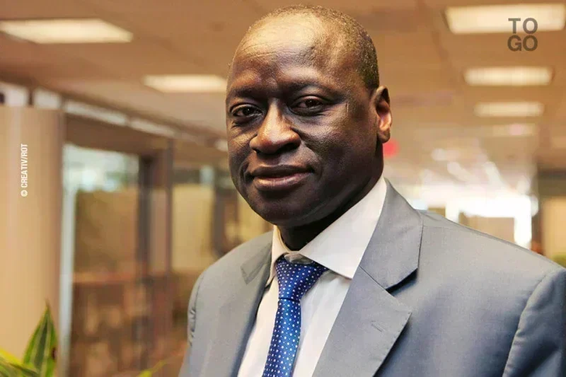Ousmane Diagana, vice-président de la Banque mondiale, lors d'une visite officielle à Dakar