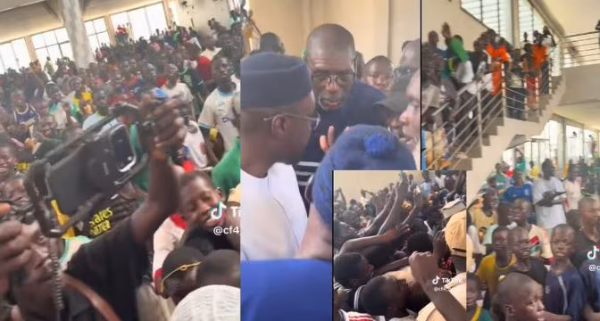 koki : la foule en liesse stoppe la visite d’Ousmane Sonko à Louga koki : la foule en liesse stoppe la visite d’Ousmane Sonko à Louga