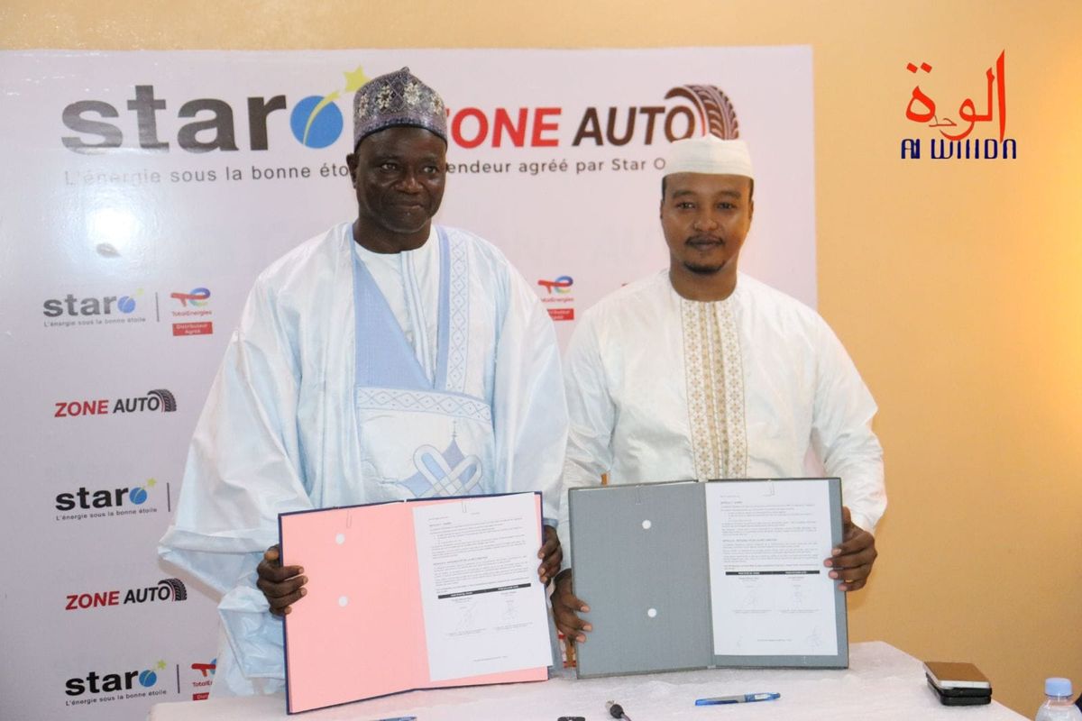 Signature d'un partenariat entre Star Oil Tchad et Zone Auto