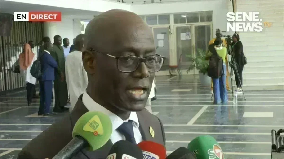Thierno Alassane Sall lors de la session extraordinaire au Sénégal